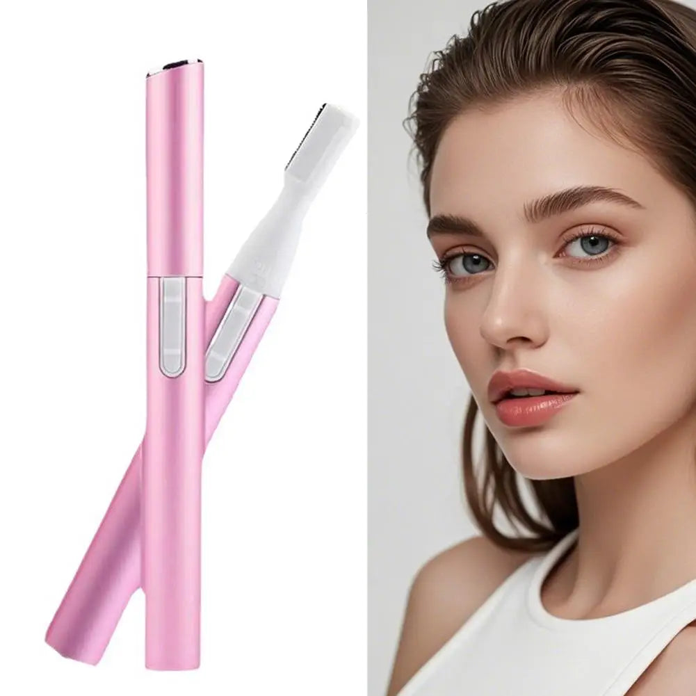 All-in-1 Facial Hair Trimmer Rinseable Blades Women Battery-powered Qme