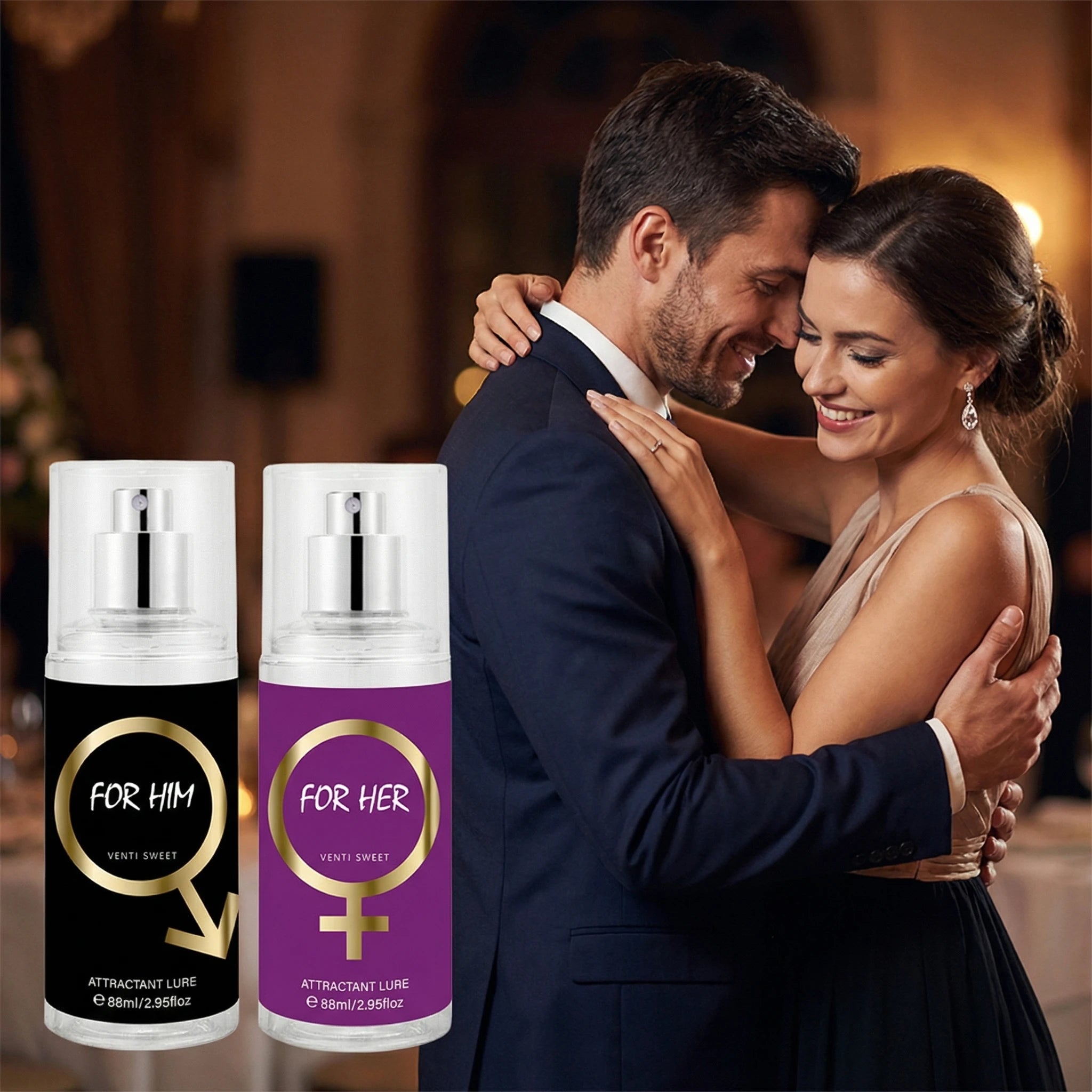 Couple's Light Fragrance Floral Fruity Notes Long-lasting Elegant Qme