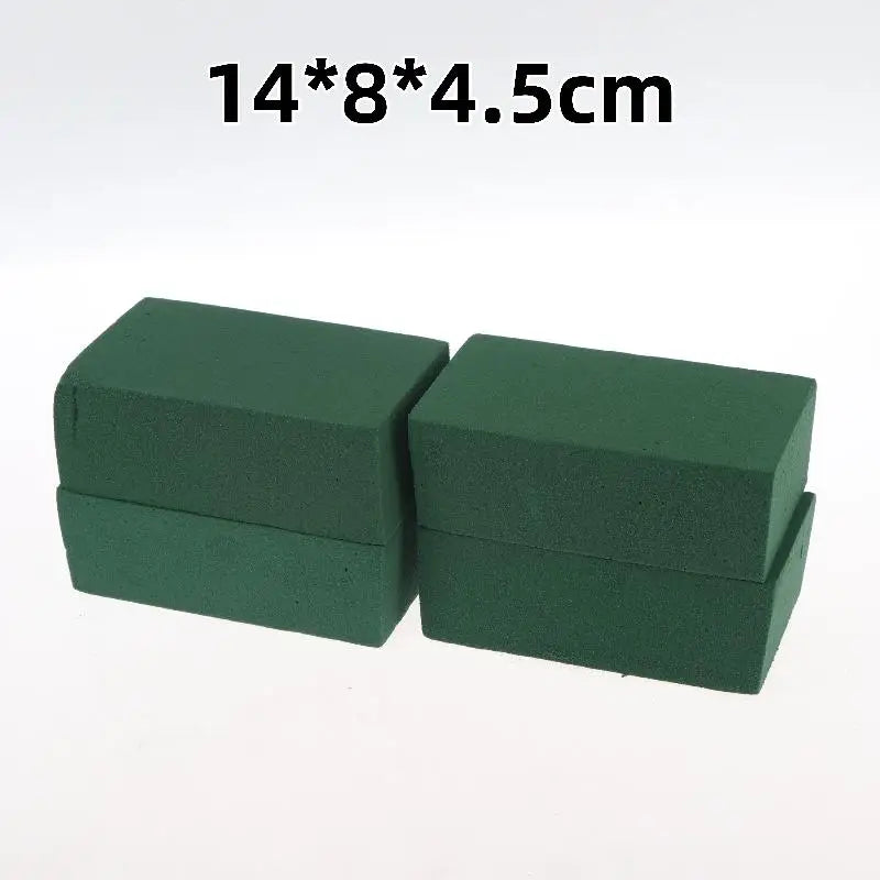 4Pcs Wet Floral Foam Blocks For Fresh And Artificial Flowers Home Wedding Party Holiday Decorations Qme 14x8x45cm 4pcs