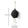 1PC Horse Enrichment Toys Carrot Slow Feeder For Horse Hangable Equine Feeding Toy For Training Farm Goat Stable Field Boredom Qme Black