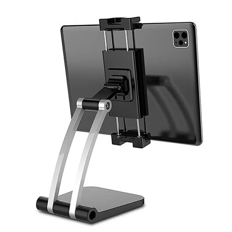 Tablet Stand Holder Adjustable Folding 360° Swivel Desk Mount Cell Phone Bracket Support 4-12.inch Display Tablets Phones Qme