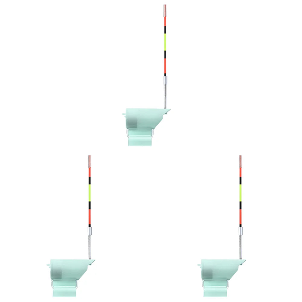 1-3PCS Night Fishing Float Bites Alarm with LED Light & Sound High Sensitivity Rod Tip Detection Bites Alerts Fishing Accessory Qme 3PCS Slot type