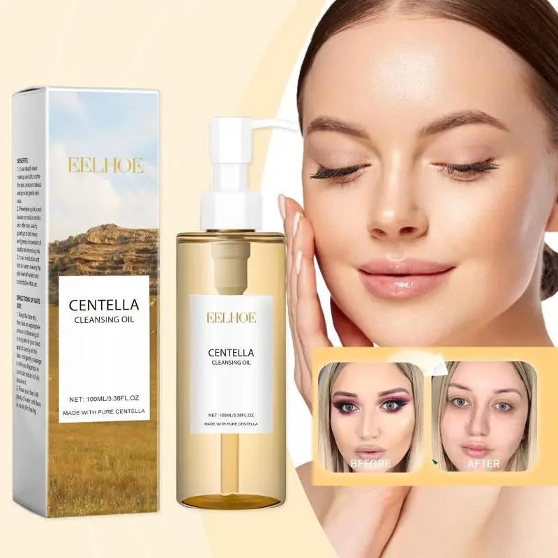Deep Clean Centella Cleansing Oil Vitamin E Moisturizing Makeup Qme