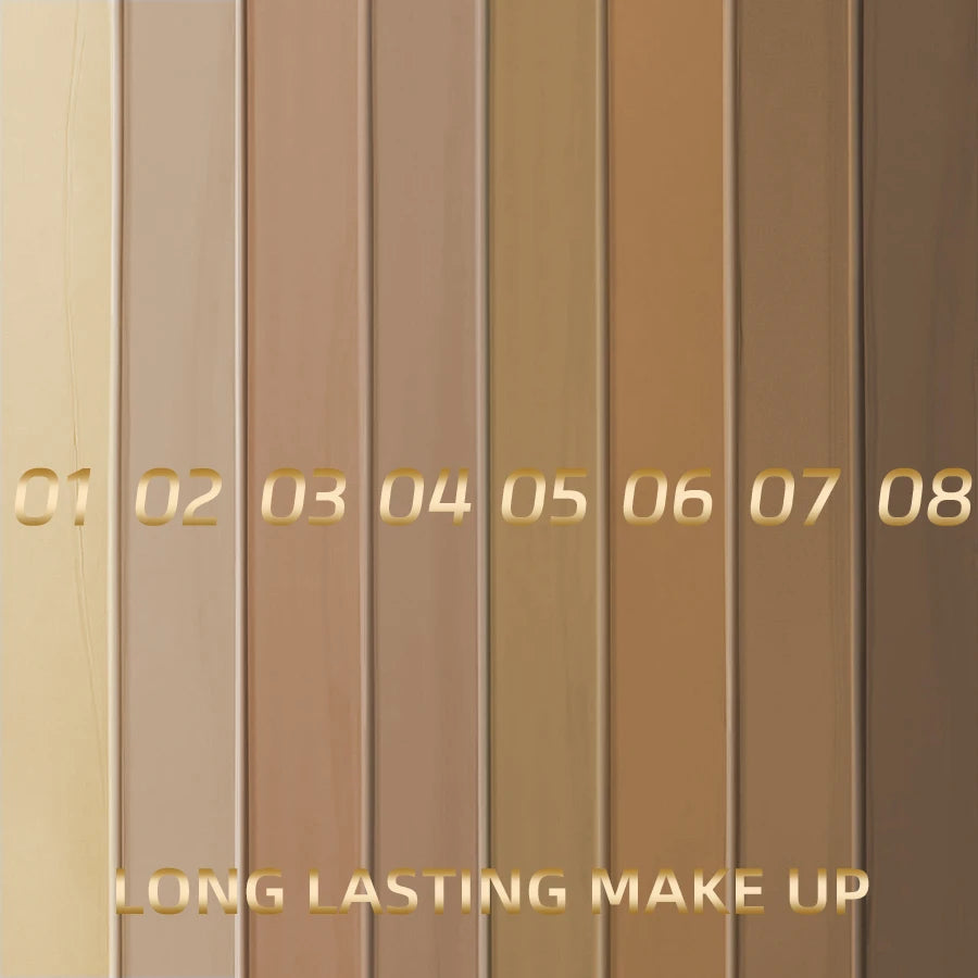 8-Color Face Foundation Cream Oil-control Matte Concealer Waterproof Qme