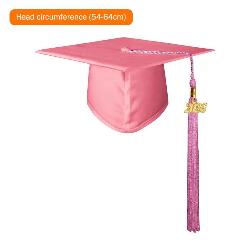 2026 Graduation Cap Headwear With Tassel For High School & Bachelor Degree Cap Unisex Graduation Dress Ceremony Hat Master Qme A12