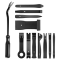 A02F-Auto Trim Removal Tool Kit For Car Audio Dash Panel Window Molding Fastener Remover Tool Kit Qme Black NONE