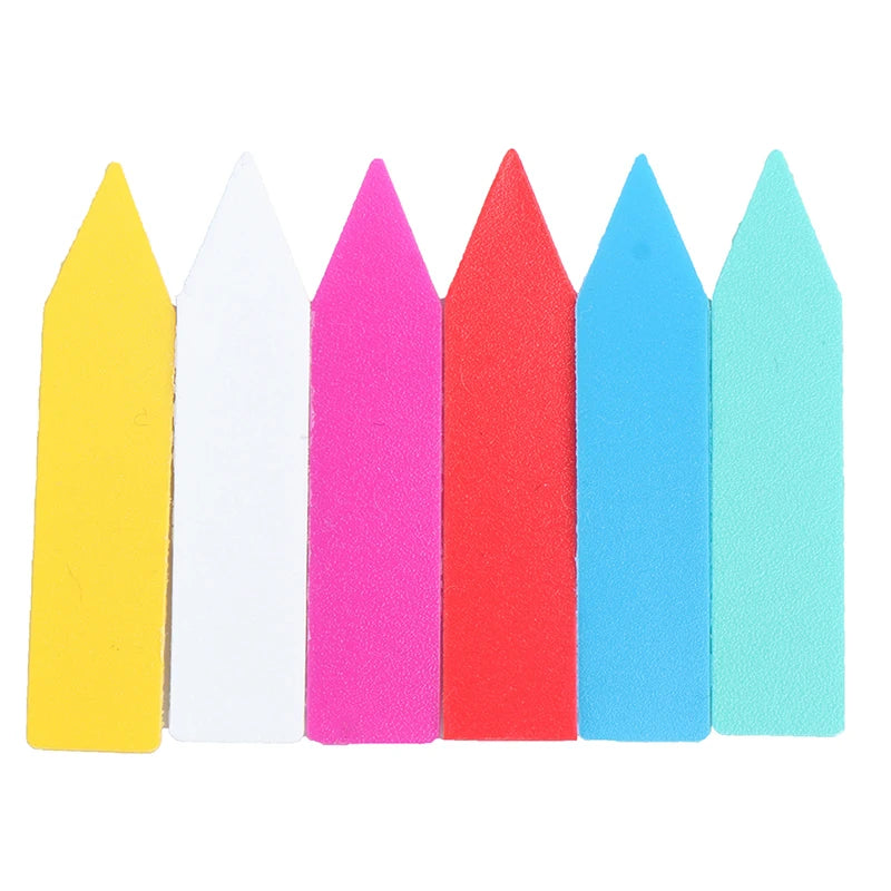 Plastic Multicolors Garden Ornaments Markers 5 Plants Labels Indoor Qme