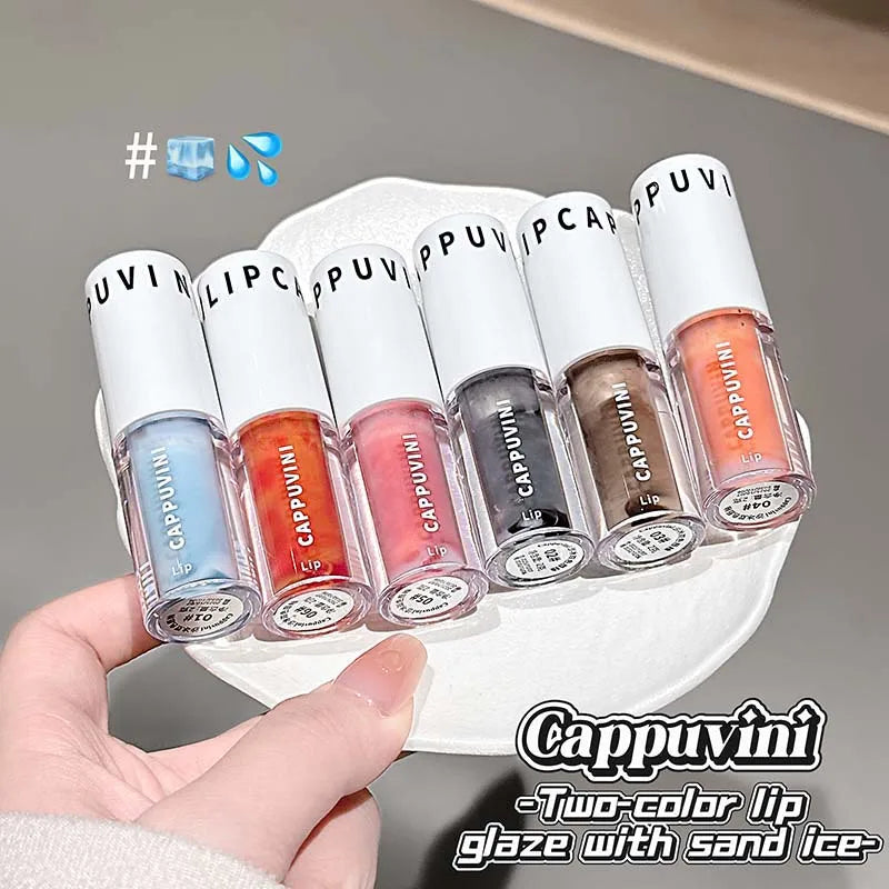 Temperature Changing Lip Gloss, Waterlight Icy Mirror Finish Lip Stain, Natural Color Enhancing Lip Balm, Hydrating Non-Sticky Qme