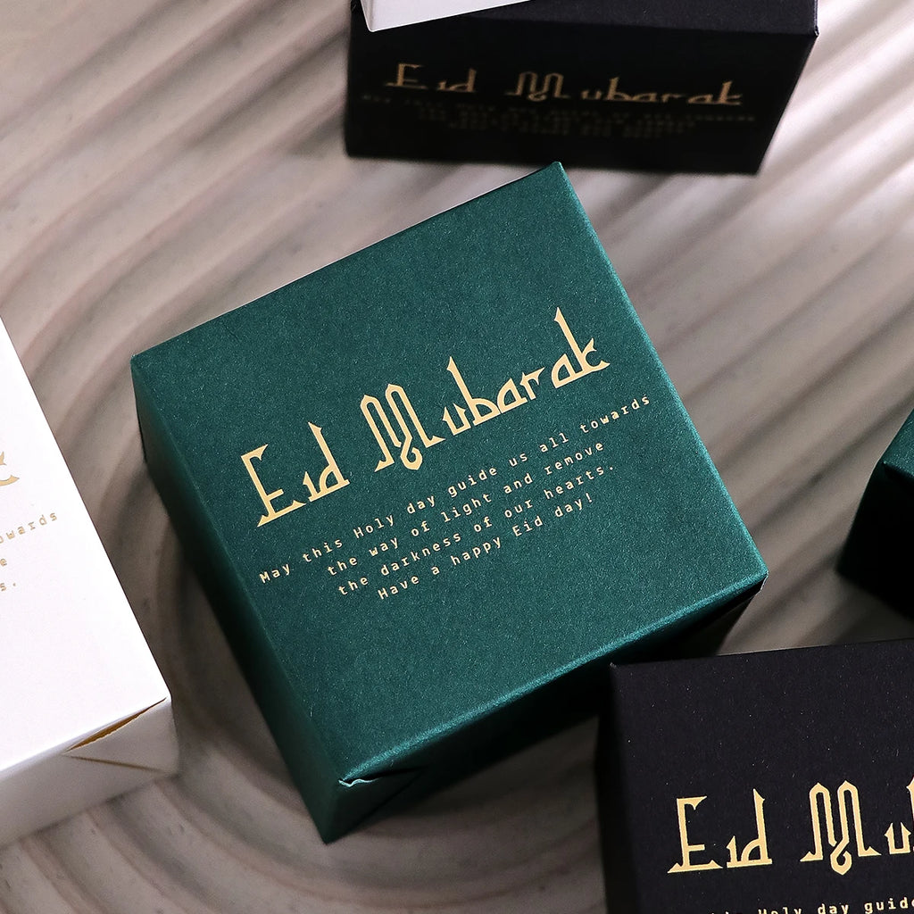 10Pack Eid Mubarak Gift Boxes, Perfect for Candies, Chocolates and Small Gifts, Ramadan Gift Boxes Islamic Muslim Festival Happy Qme
