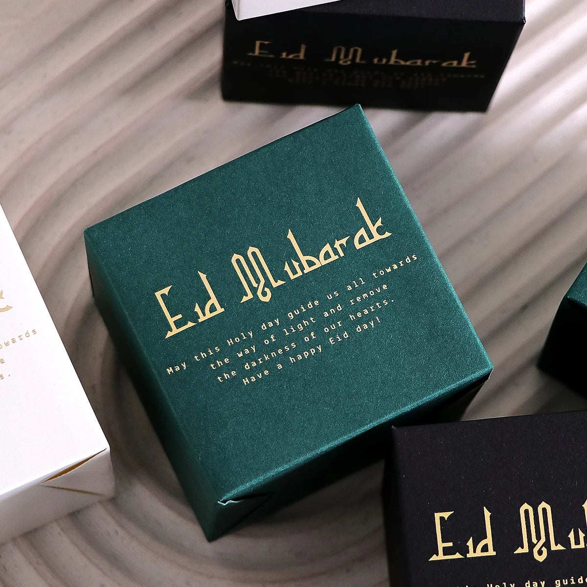 10Pack Eid Mubarak Gift Boxes, Perfect for Candies, Chocolates and Small Gifts, Ramadan Gift Boxes Islamic Muslim Festival Happy Qme