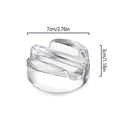 Fermentation Glass Weight with Easy Grip Handle Heavy Glass Fermenting Lid for Jar Pickle Pickling Crock Kimchi Qme Transparent