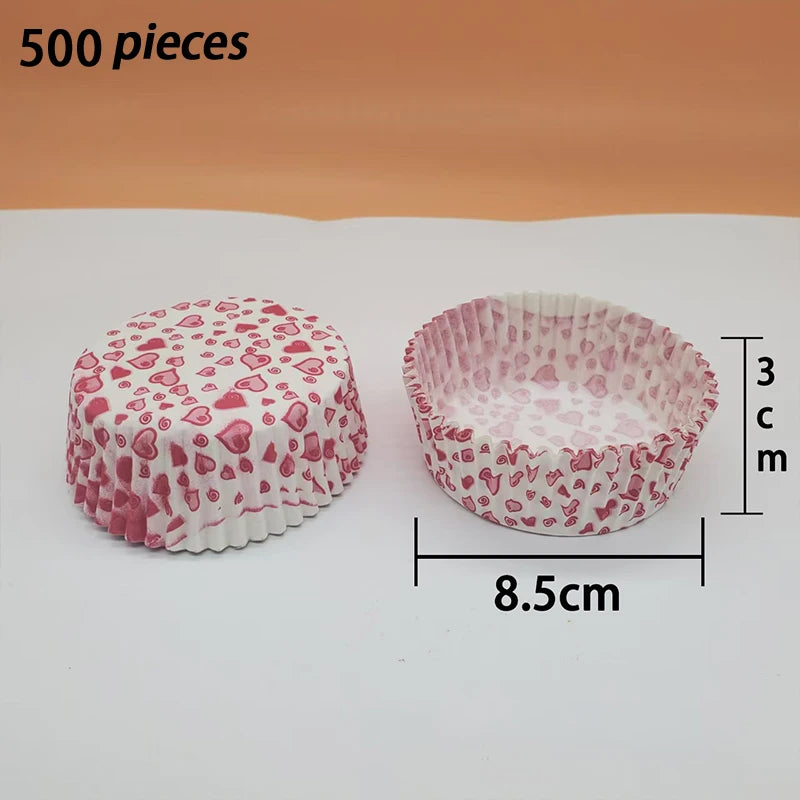 High-temperature Resistant Baking Chocolate Paper Cups Bread Cake 100 Qme A9