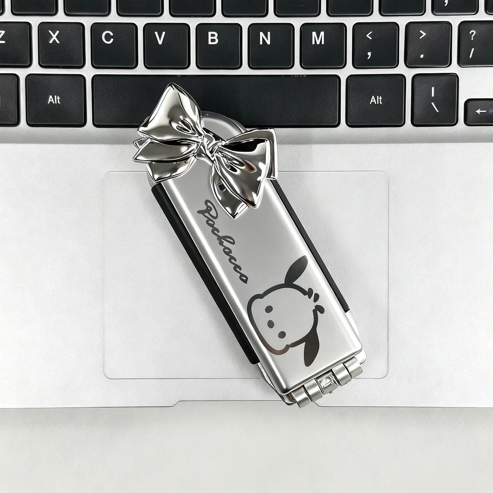 Hello Kitty Silver Folding Air-Cushion Comb Instagram-Style Comb with Mirror Portable Mini Comb with Mirror for Students Qme 3