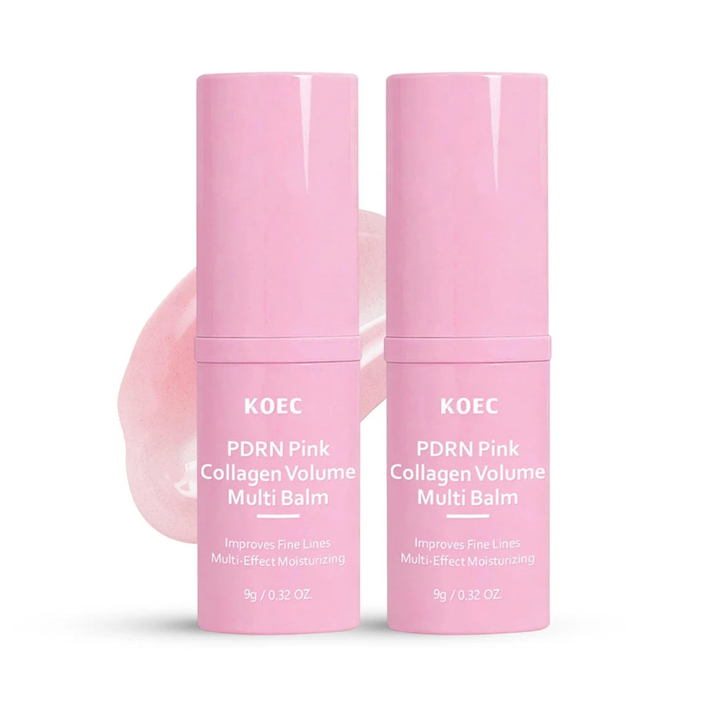 Wrinkle Bounce Moisturizing Multi Balm Face PDRN Pink Collagen Volume Qme 2PCS