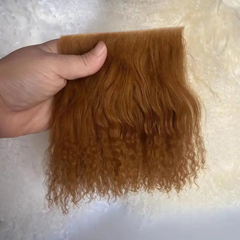 Dolls Accessories Mongolian Fur Sheepskin Wool Extensions Curly Qme A16