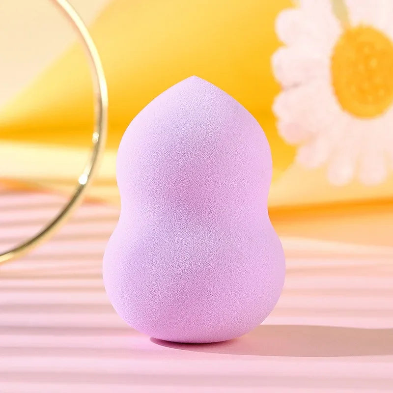 Peach Water Drop Gourd Makeup Sponge Professional Cosmetic Puff for Foundation Concealer Cream Make Up Blender Soft Sponge Qme Gourd-Purple
