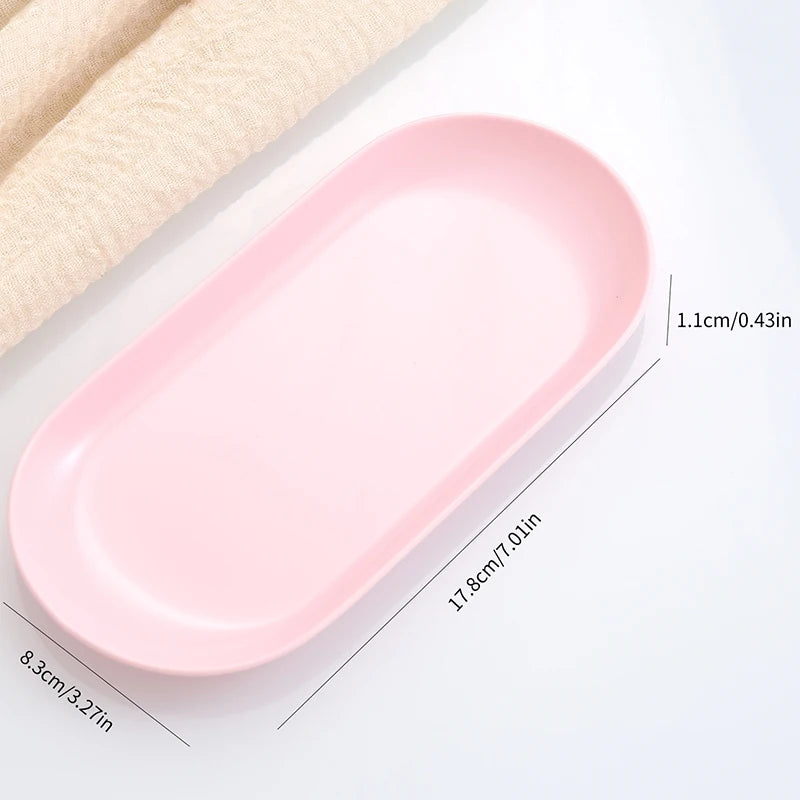 Nail Tool Sterilisation Box Jewellery Metal Tray High-aesthetic Qme Pink
