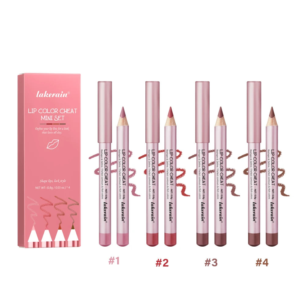 Lip Cheat Mini Liner Moisturizing Smooth Portable Long-lasting Qme
