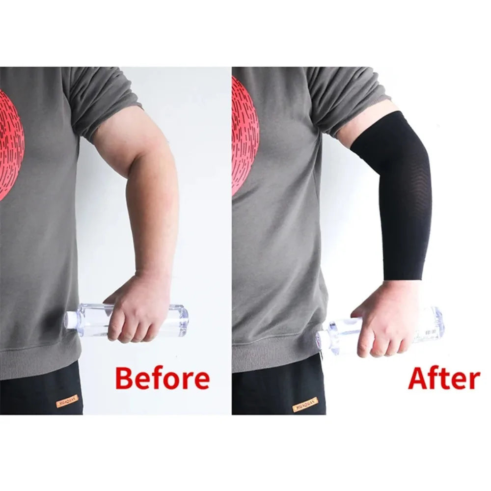 Arm Shaper Slimming Sleeves Warmers Women Thin Legs Calorie Off Fat Qme