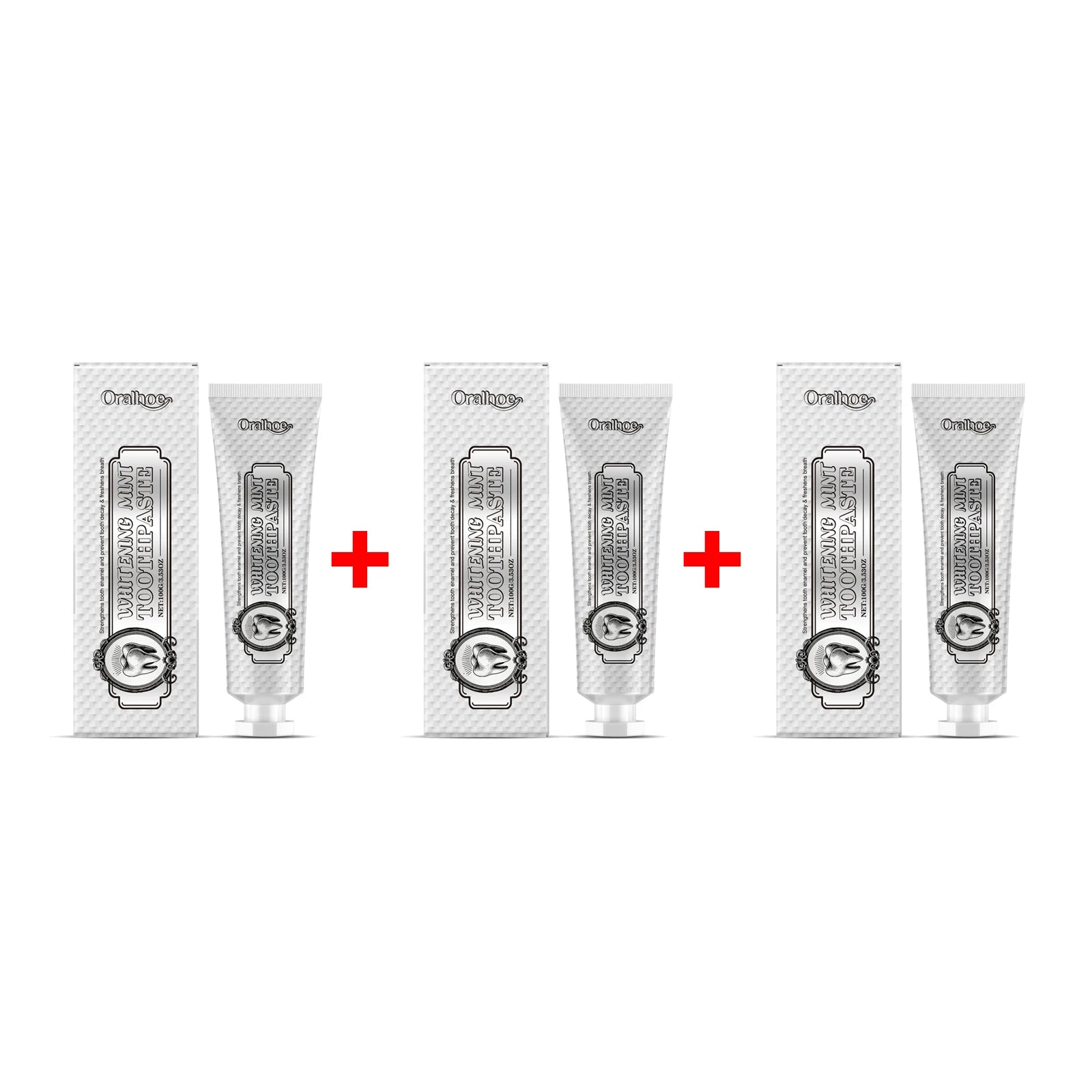 Tooth Repair Toothpaste Anti Caries Oral Hygiene Cleaning Dental Calculus Smoke Stains Protect Enamel Teeth Whitening Toothpaste Qme 3pc Boxed