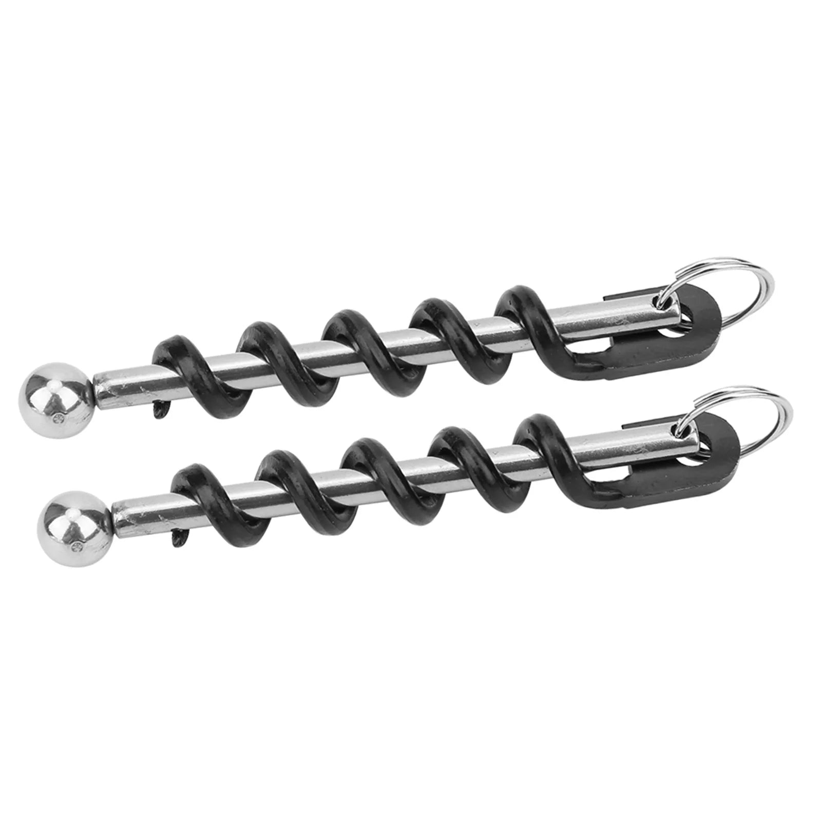 2PCS Portable Stainless Steel Wine Bottle Opener Beer Corkscrew Black Bar Tool Kitchen Accessories Party Supplies Qme