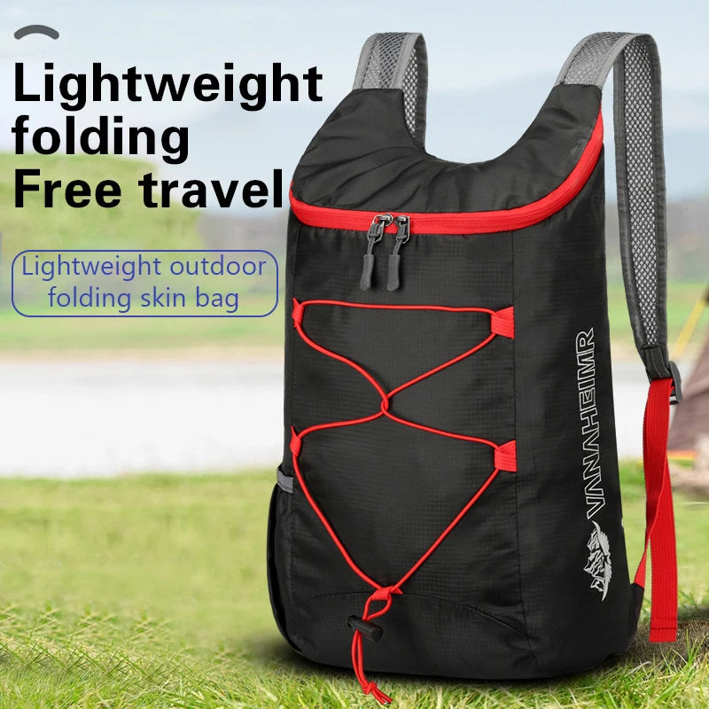 Camping Hiking Travel Multifunctional Outdoor Folding Backpack Qme