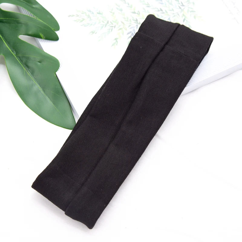 Elastic Cotton Hairband Fashion Headbands Women Men Solid Running Qme