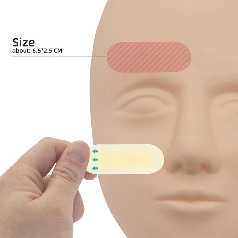 Transfer Eyebrow Skin Sticker Tattoo Real Operation Practice Qme
