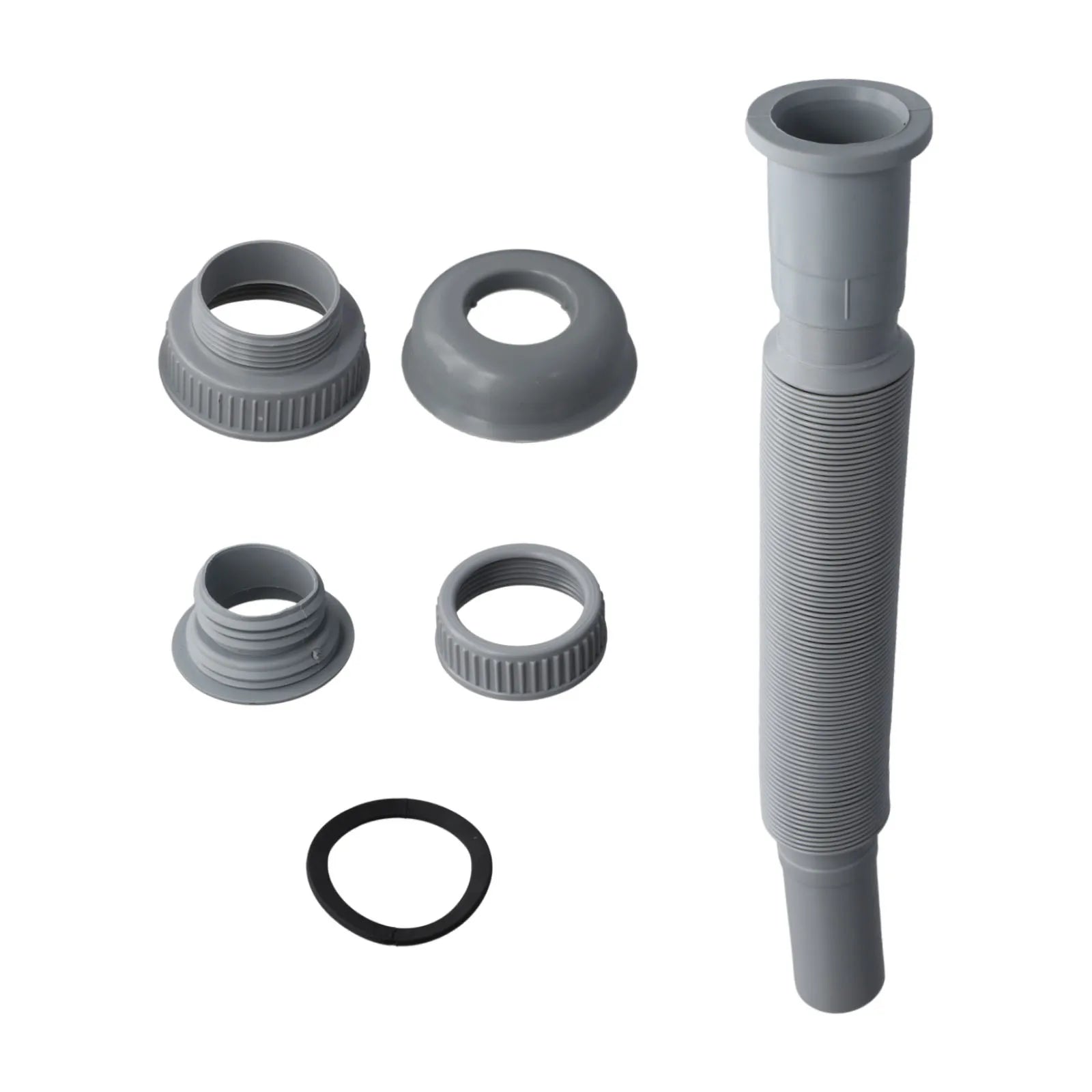 1 Set Kitchen Sink Drain Pipe Expandable Connecting Hose Suitable 32/45/56mm Interface Wash Basin Sewer Drainer Accessories Qme