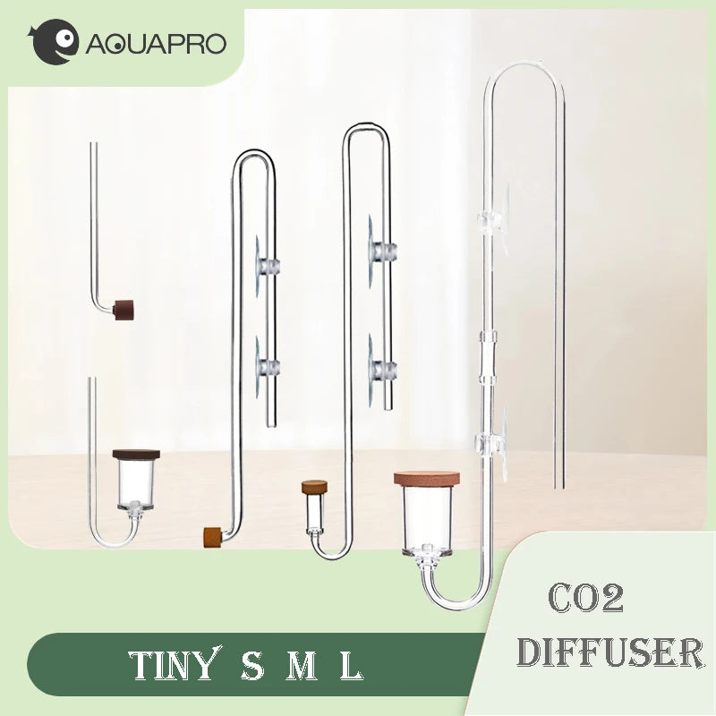 Aquarium CO2 Diffuser Fish Tank Bubble Mini Counter Accessories Sprayer Equipment Akvarium Filter Terrarium Marine Goods Tools Qme