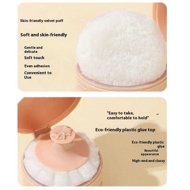 Multifunctional Bear Shape Empty Box Baby Powder Sub-bottling Storage Qme