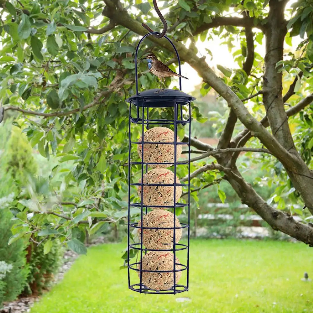 Hanging Wild Bird Feeder Dumplings Grease Ball Rack Outside Hanging Bird Feeders Bird Feeder Dumplings Grease BallRack Outdoor Qme