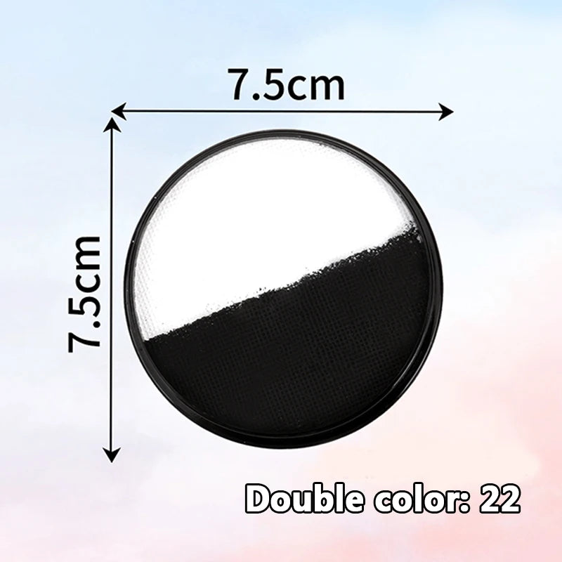 Multicolor Watercolor Face Paint Dual-tone Easy Wash Water-based Body Qme 22