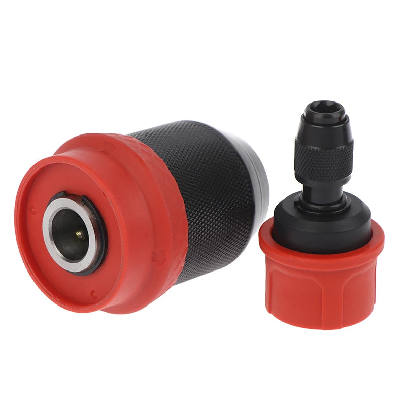 Quick-Release Drill Conversion Chuck For 6.35mm Hex Bits Compatible With Corded And Cordless Electric Drills Qme