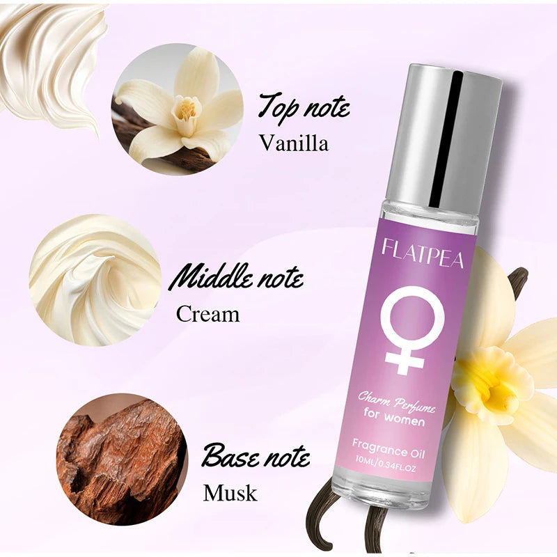 Fruity Scent Pheromone Perfume Roll-on Essential Oil Amber Musk Woody Qme