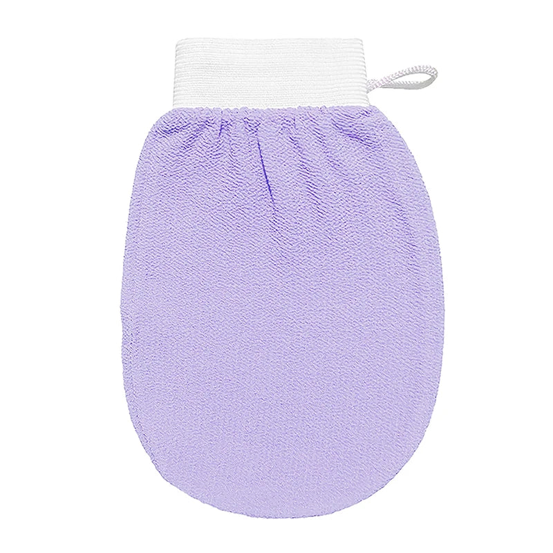 Moroccan Shower Exfoliating Glove Hammam Bath Body Cleaning Scrub Qme Purple