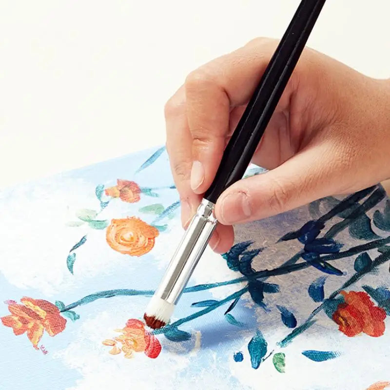Painting Brush Nylon Miniature Brushes Professional Dry Paint Qme