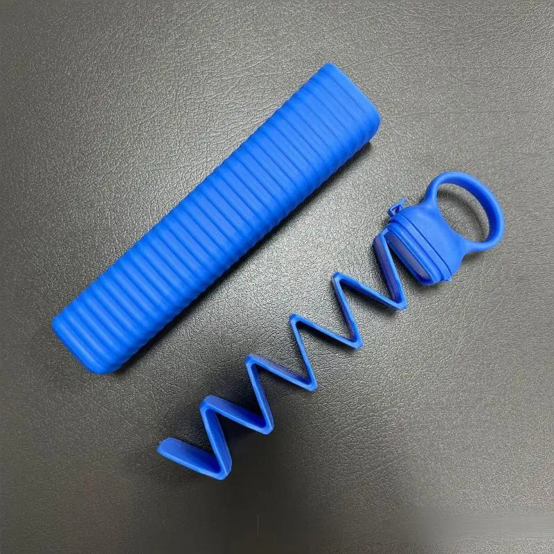 Collapsible Ice Cube Tray Portable Foldable Maker Easy Release Qme Dark blue