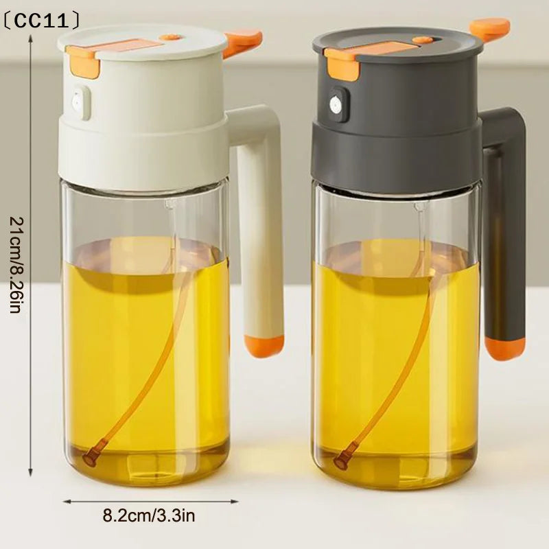 470 1 Oil Spray Bottle Pour Spout Leakproof Multifunctional Large Qme