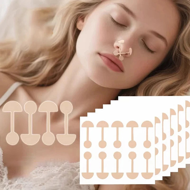 50 100 Nose Wing Slimming Strips Invisible Thin Patches Narrowing Qme