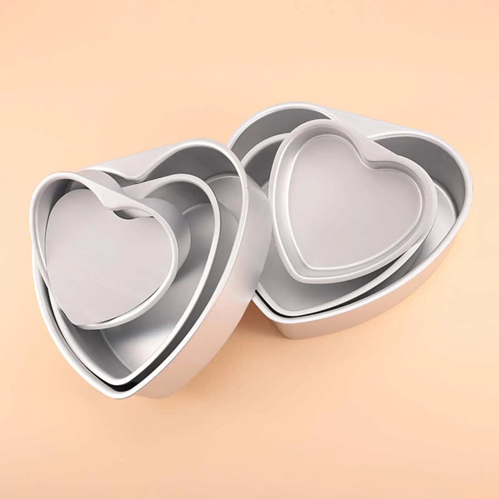 Baking Pan Heart Easy Release Kitchen Tools Loaf Baking Pans Cake Mold for Cheesecake Muffin Dessert Valentines Wedding Birthday Qme