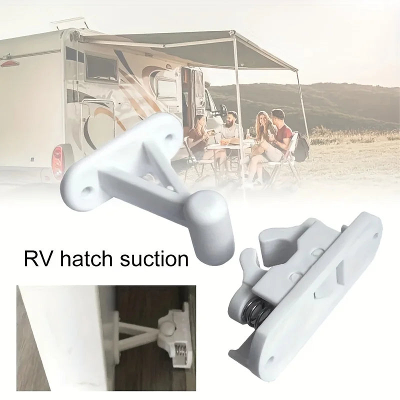 1 T-shaped suction lock bracket for the rear door of a camper van, used as a door handle for camper vans, a silent buffer Qme