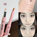 NICEKEY Two-tone Paste Lying Silkworm Pen Under Eye Liner Brighten Shadow Pencil Makeup Nude Pink Beige Eyeliner Pen Contouring Qme 01