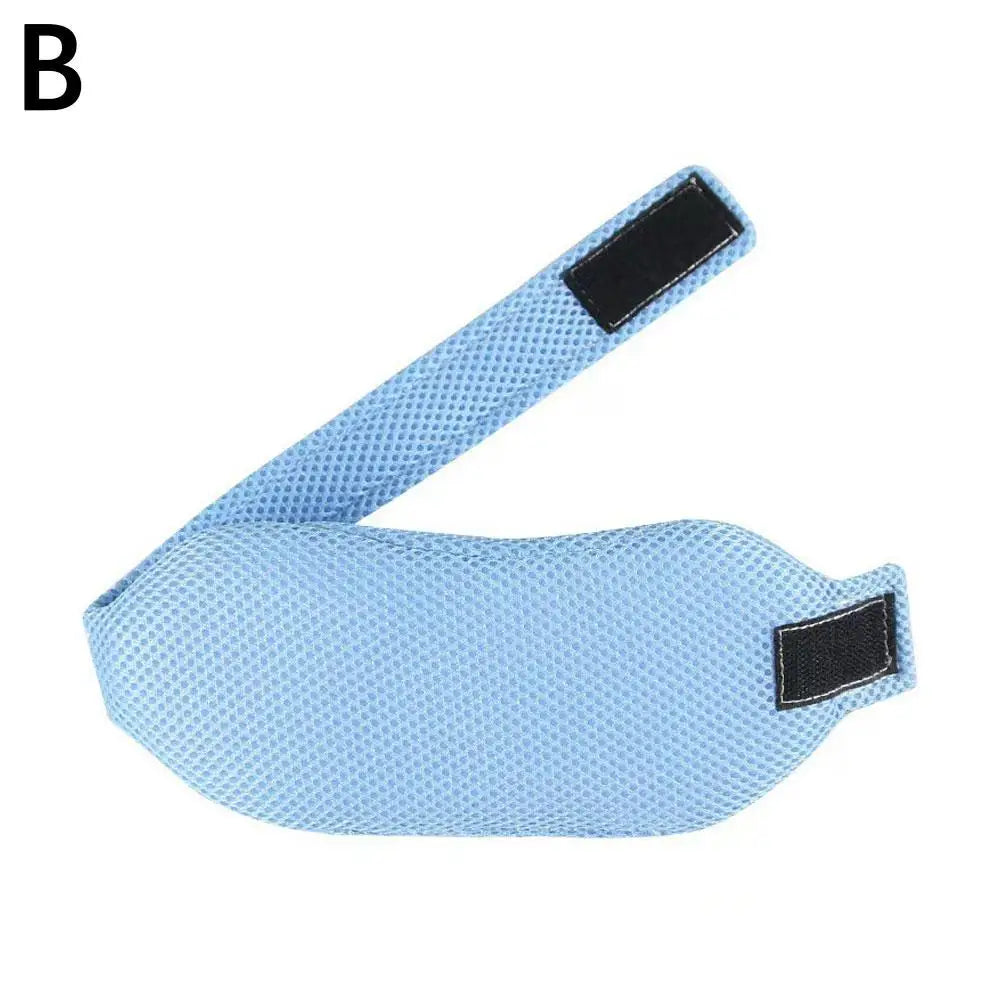 Neck Strap Stop Snoring Sleep Brace Anti Belt Chin Apnea Jaw Solution Qme Blue
