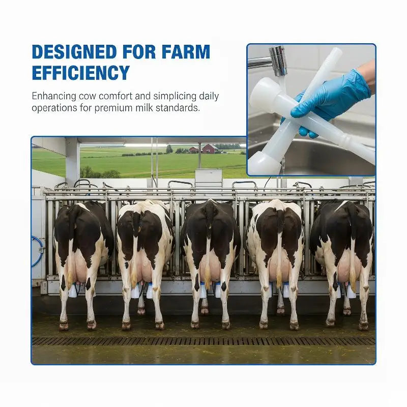 Milking Machine Long Lining Cows Accessories White Qme