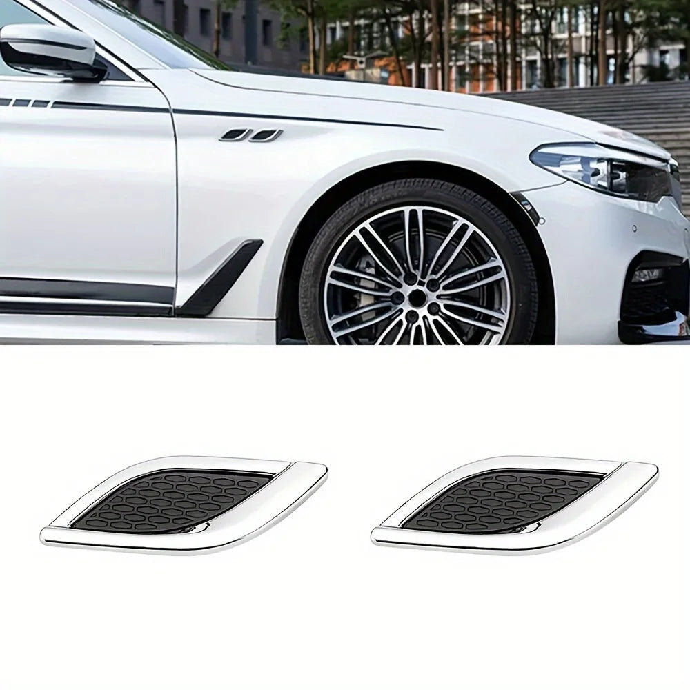 Upgrade Your Car's Style with Our Simulated Wind Styling Shark Gills Sticker - Perfect Fit Qme