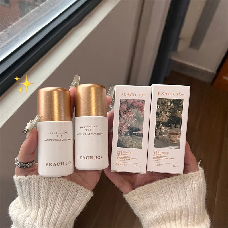 White Tea Long-lasting Deodorant Light Fragrance Antiperspirant Roll-on Perfume Stop Sweating Eliminate Odor Armpit Freshener Qme