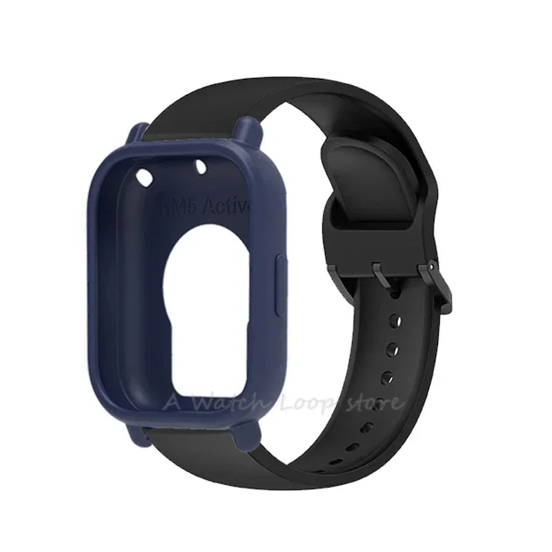 Silicone Case Strap Redmi Watch 5 Lite Active Repacement Bracelet
