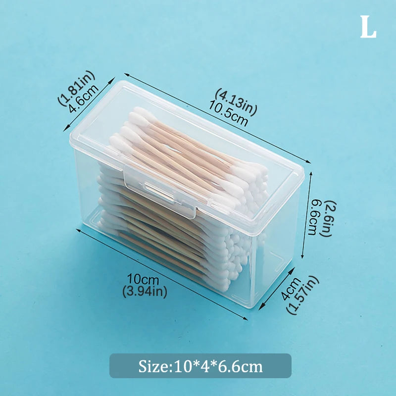 Jewelry Organizer Container Dust-proof Accessories Box Portable Qme L