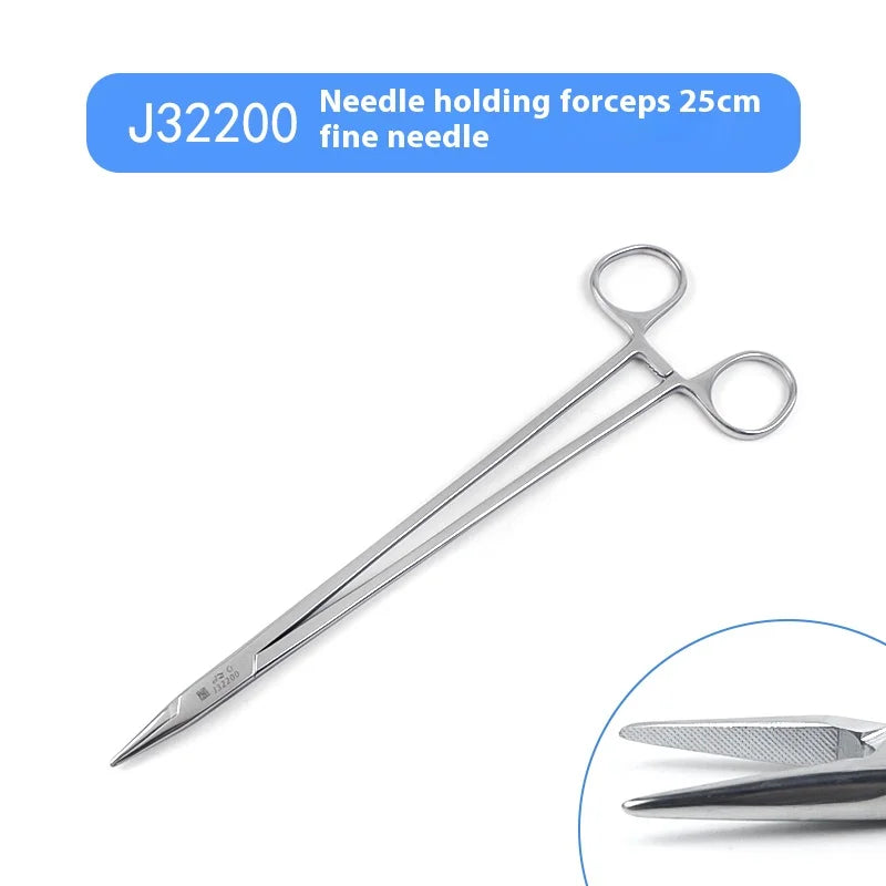 Needle Holder Medical Surgery Stainless Steel Forceps Thick Thin Qme k